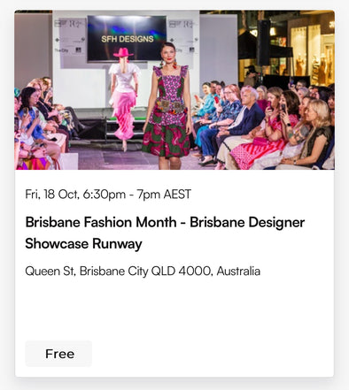 Brisbane Fashion Month Designer Runway Showcase