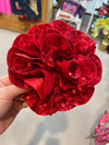 Carnival Sequinned Flower from New York - (one only)