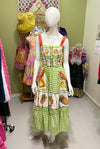 Mixed Fruit & Green Gingham Dorothy Short Dress - Custom design by SFH